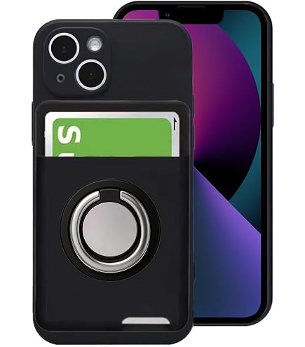 Amazon.co.jp: iphone13miniケース 背面収納 耐衝撃 カード収納 薄型
